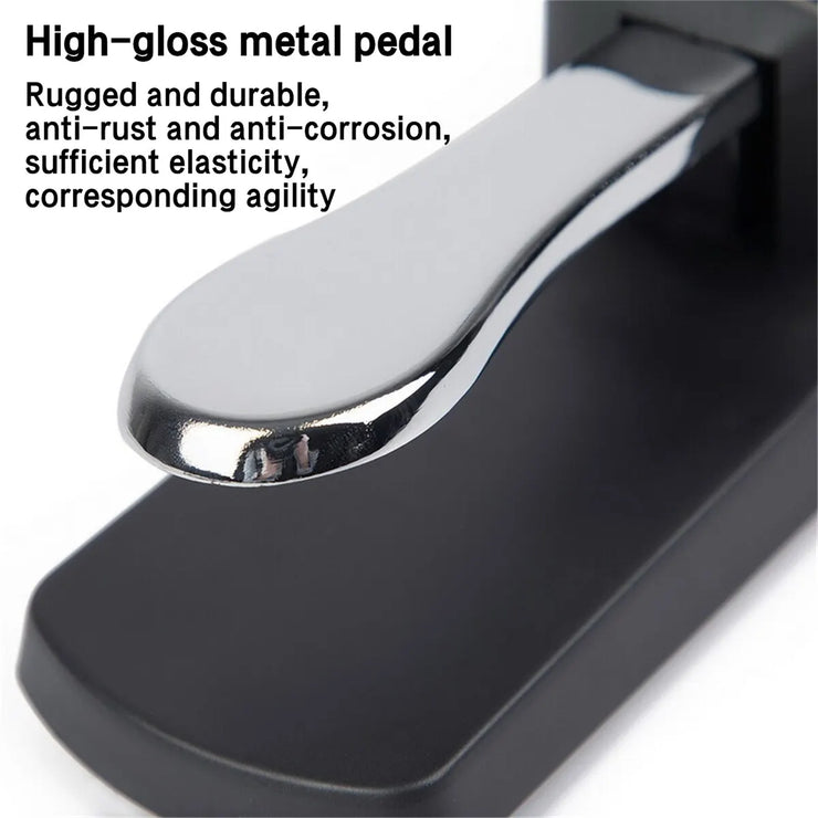 Sustain Pedal with Polarity Switch for MIDI Keyboard Synth Digital Pianos Electronic Drum Electric Piano
