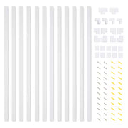 Complete Cable Concealer Management Kit in White (2-Pack)