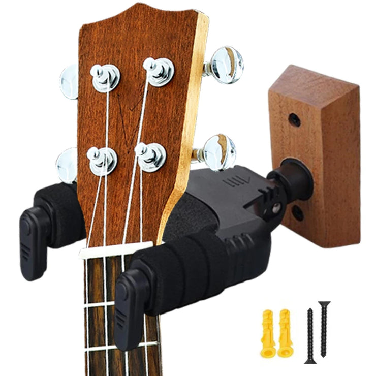 Guitar Holder Hook U Shaped Guitar Wall Mount Hanger Universal Plastic Guitar Hanger for Acoustic Electric Guitar Classic Bass