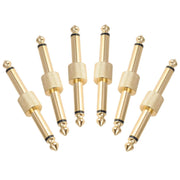 6 Pack Guitar Pedal Connector 1/4 Inch Effect Pedal Coupler Guitar Connector ...