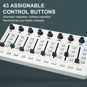 Wireless MIDI Controller Mixing Console USB Controller Mixer for Most Electroacoustic Instruments