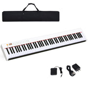 88-Key Portable Full-Size Semi-Weighted Digital Piano Keyboard