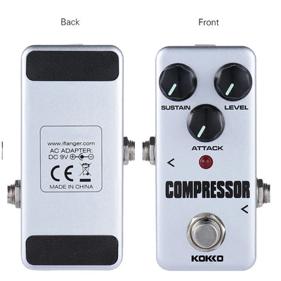 Electric Guitar Effect Pedal FCP2 Compressor Effect Pedal True Bypass Mini Single Guitar Pedal Guitar Accessories & Parts