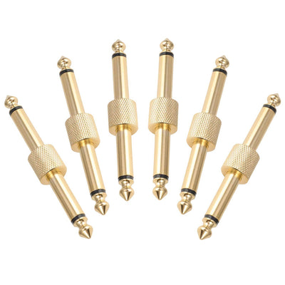 6 Pack Guitar Pedal Connector 1/4 Inch Effect Pedal Coupler Guitar Connector ...