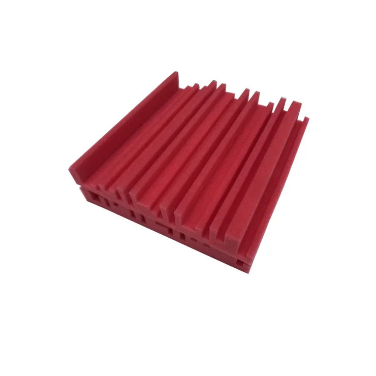 24Pcs 250X250X50Mm Studio Acoustic Foam Panels Sound Absorbing KTV Noise Absorption Foam Tile Wedge Sound Proofing Wall Panels