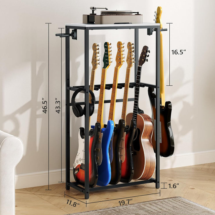 Guitar Stand, Guitar Rack for Acoustic Holder, Electric Guitar, Bass, Multiple G