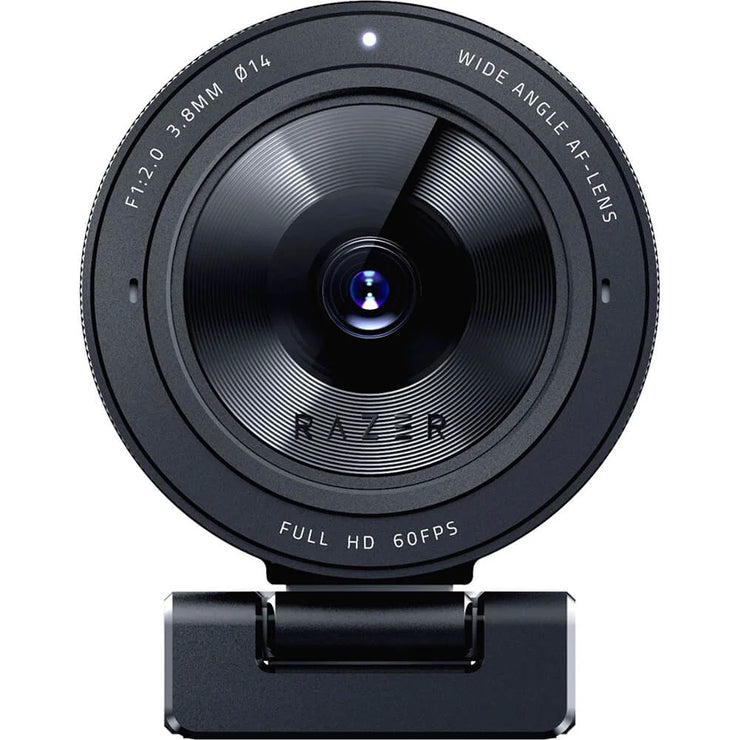 Kiyo Pro Streaming Webcam, Full HD 1080P 60FPS, Adaptive Light Sensor, Hdr-Enabled, Wide-Angle Lens, Black