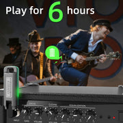 Wireless Guitar System Transmitter Receiver for Electronic Instrument Guitar