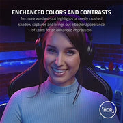 Kiyo Pro Streaming Webcam, Full HD 1080P 60FPS, Adaptive Light Sensor, Hdr-Enabled, Wide-Angle Lens, Black