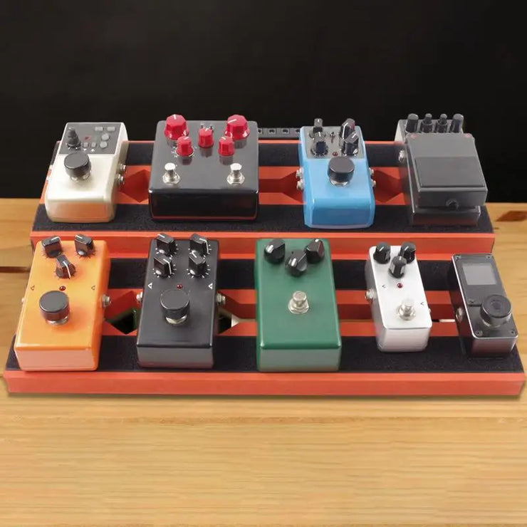 Guitar Pedal Board Non-Slip Mono Pedalboard Lightweight Musical Instrument Accessories Bass Supplies for Home School Travel