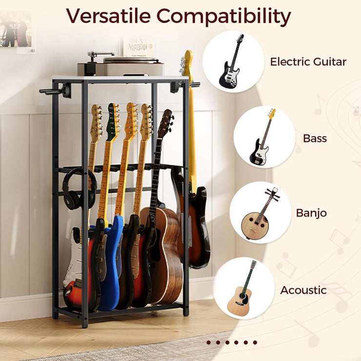 Guitar Stand, Guitar Rack for Acoustic Holder, Electric Guitar, Bass, Multiple G