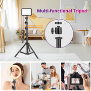 RGB Photography Video Lighting, Studio Lights with Adjustable Tripod Stand - 16