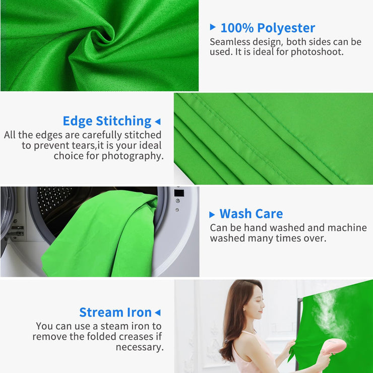 Vlog Streaming Youtube Photography Green Background Screen