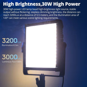 AMBITFUL P35R RGB Video Lighting,Rgb LED Video Light with APP Control,Photog