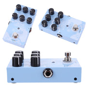 Mini Pedal Pure Analog Processor 9 Reverb Tones Electric Guitar Reverb Effects Pedal for Electric Bass Music Instrument