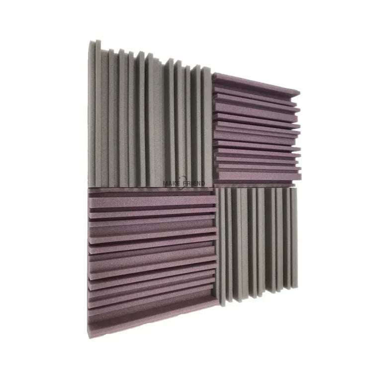 24Pcs 250X250X50Mm Studio Acoustic Foam Panels Sound Absorbing KTV Noise Absorption Foam Tile Wedge Sound Proofing Wall Panels