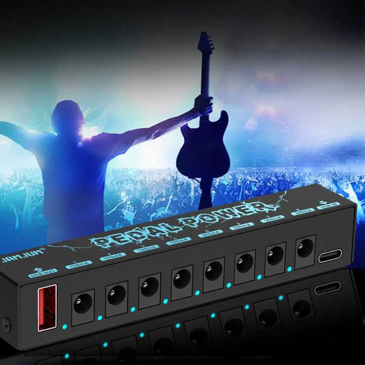 Guitar Pedal Power Supply Short Circuit Overcurrent Protection Guitar Effect Pedal Power Supply for Guitar Effect Pedal