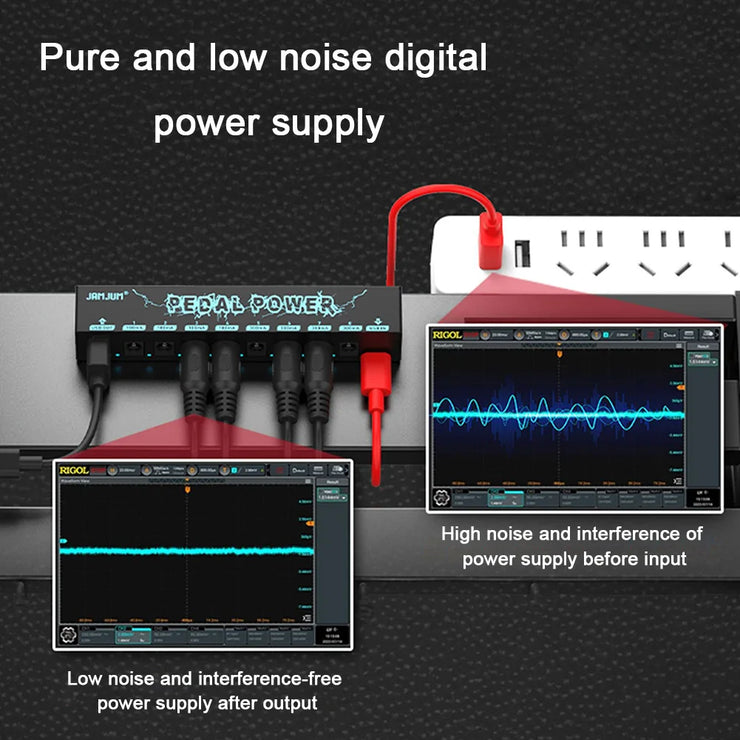 Guitar Pedal Power Supply Short Circuit Overcurrent Protection Guitar Effect Pedal Power Supply for Guitar Effect Pedal