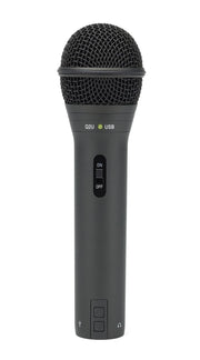 Q2U Handheld Dynamic USB Microphone Recording and Podcasting Pack (Black)