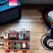 Guitar Pedal Board Non-Slip Mono Pedalboard Lightweight Musical Instrument Accessories Bass Supplies for Home School Travel