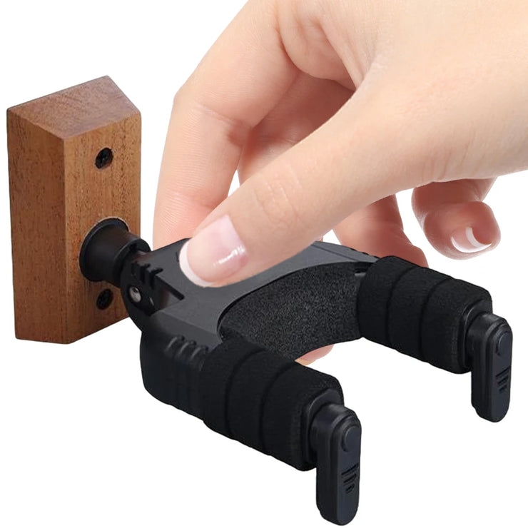 Guitar Holder Hook U Shaped Guitar Wall Mount Hanger Universal Plastic Guitar Hanger for Acoustic Electric Guitar Classic Bass
