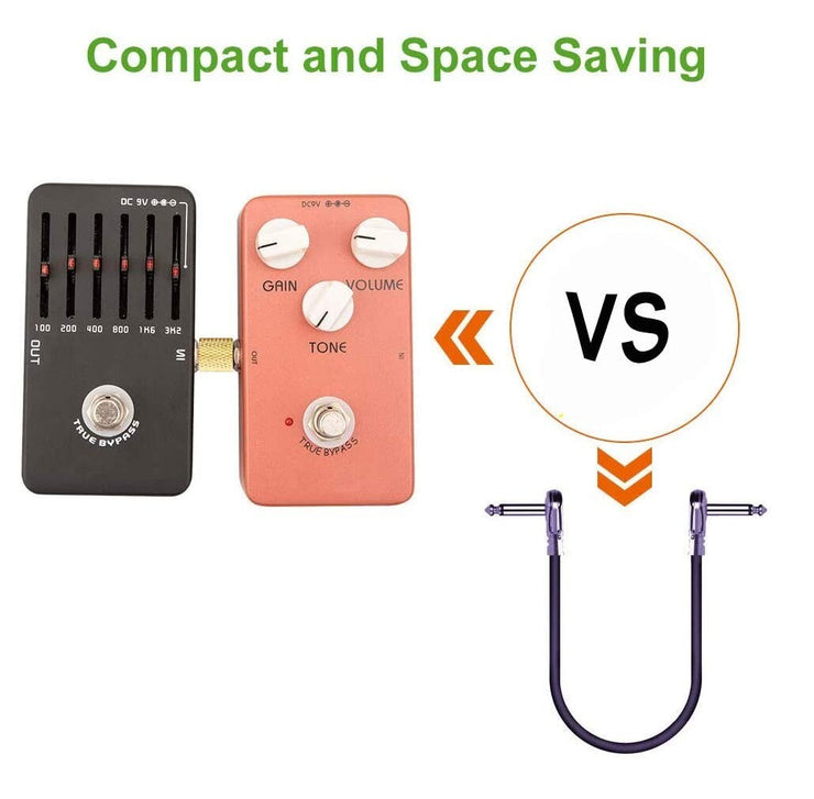 6 Pack Guitar Pedal Connector 1/4 Inch Effect Pedal Coupler Guitar Connector ...