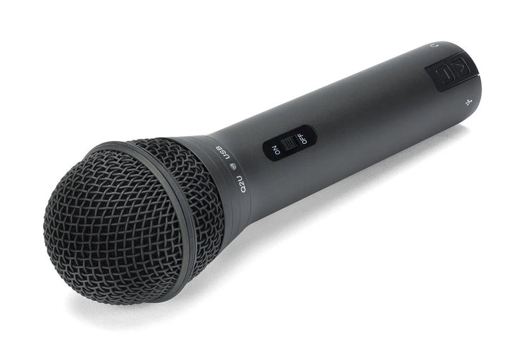 Q2U Handheld Dynamic USB Microphone Recording and Podcasting Pack (Black)