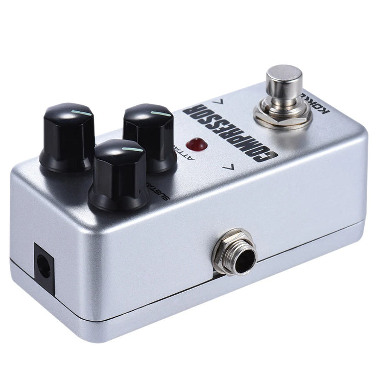 Electric Guitar Effect Pedal FCP2 Compressor Effect Pedal True Bypass Mini Single Guitar Pedal Guitar Accessories & Parts