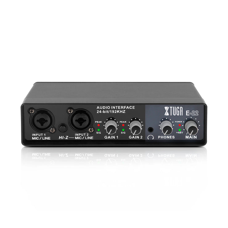 Audio Interface Sound Card Monitor for Guitar Live Recording Professional Sound Card Studio Singing Livestreaming Console