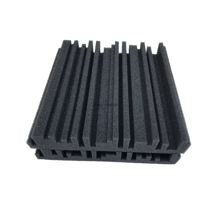 24Pcs 250X250X50Mm Studio Acoustic Foam Panels Sound Absorbing KTV Noise Absorption Foam Tile Wedge Sound Proofing Wall Panels