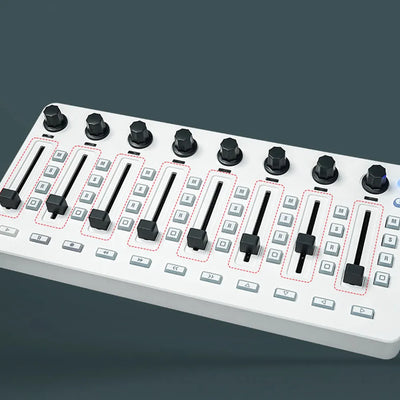Wireless MIDI Controller Mixing Console USB Controller Mixer for Most Electroacoustic Instruments
