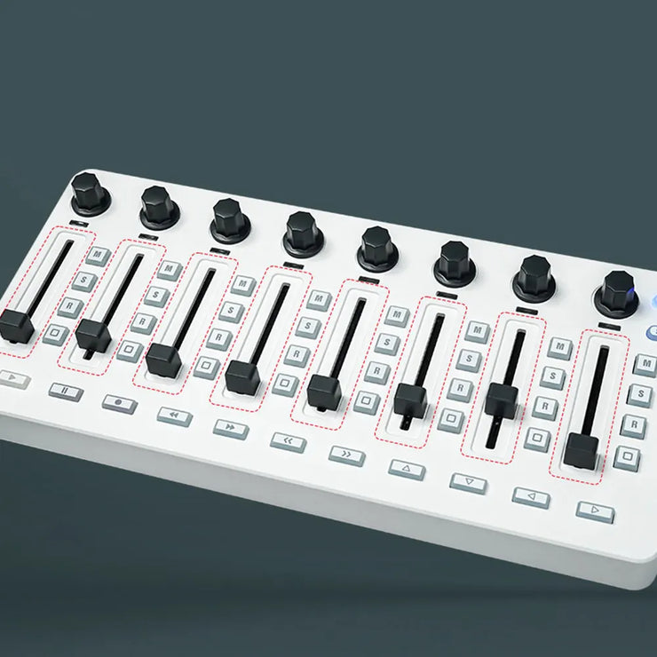 Wireless MIDI Controller Mixing Console USB Controller Mixer for Most Electroacoustic Instruments