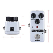 Electric Guitar Effect Pedal FCP2 Compressor Effect Pedal True Bypass Mini Single Guitar Pedal Guitar Accessories & Parts