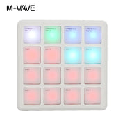 SK-16 SMC-PAD Pocket Pad Portable Wireless MIDI Controller 16 Pads Suitable Percussion Keyboard USB-C Interface