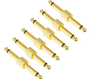 6 Pack Guitar Pedal Connector 1/4 Inch Effect Pedal Coupler Guitar Connector ...