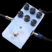 Mini Pedal Pure Analog Processor 9 Reverb Tones Electric Guitar Reverb Effects Pedal for Electric Bass Music Instrument