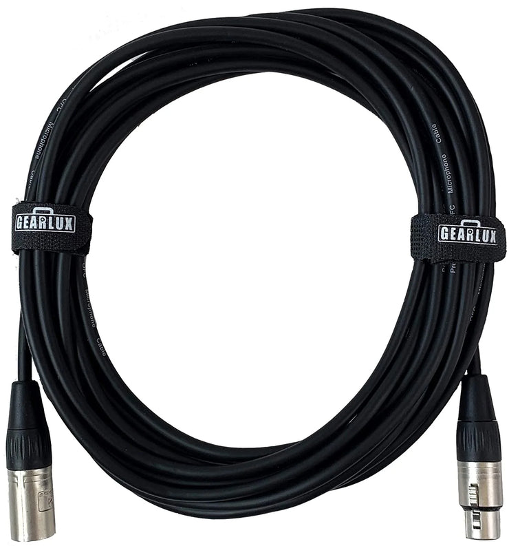 XLR Microphone Cable, 10 Foot - 2 Pack